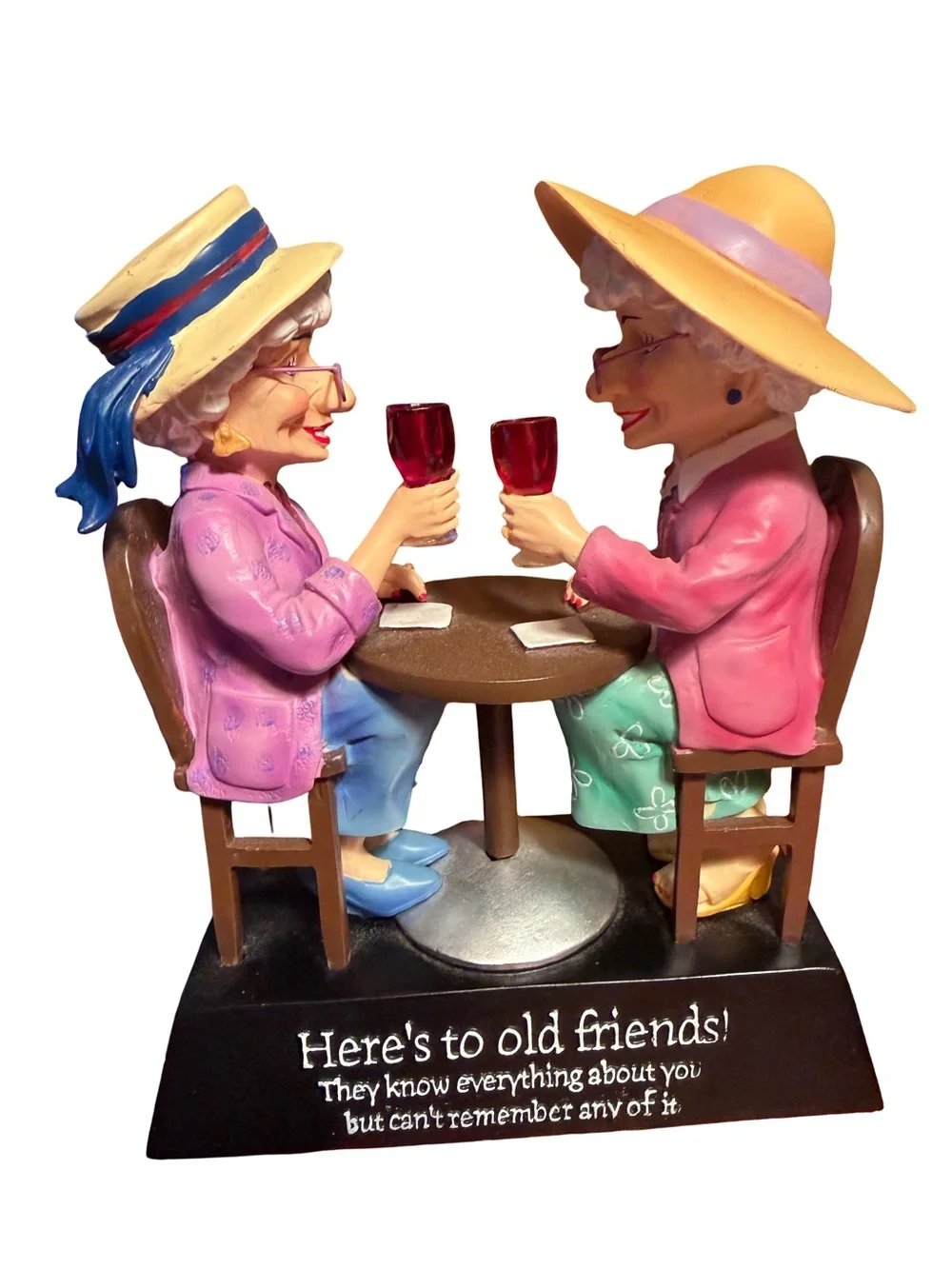 Biddy’s Vintage EUC Set of 3 Whimsical Old Lady Figurine Collection Decor
